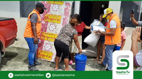 Afectados de inundación en Tabiazo reciben ayuda humanitaria