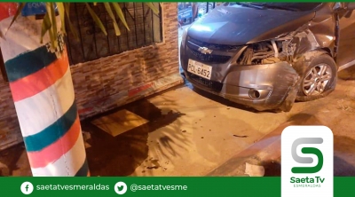 Accidente por perdida de pista en el Tercer Piso