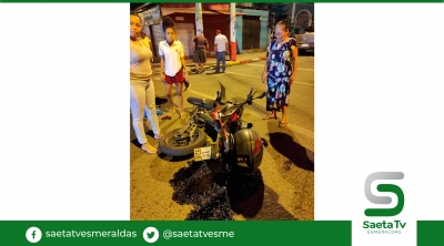 Accidente de tránsito deja una persona herida