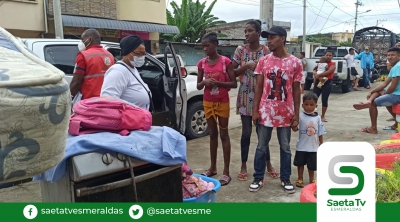 En Esmeraldas familias del sector 50 Casas fueron evacuadas