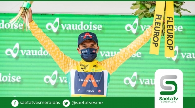 Richard Carapaz, campeón del tour de Suiza