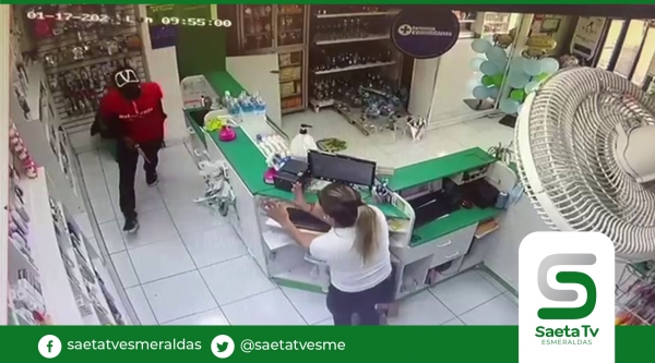 Motorizados asaltaron  farmacia en malecón de Las Palmas