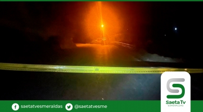 Dos personas fallecen en explosión de vehículo en Pallatanga