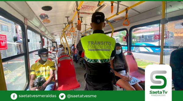 ESVIAL lleva adelante campaña de seguridad vial en buses urbanos