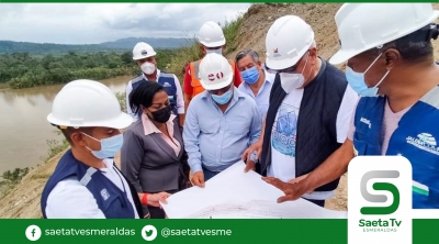 Gobernadora junto al Ministro de Transporte y Obras Públicas inspeccionaron trabajos del sector el Cabezón