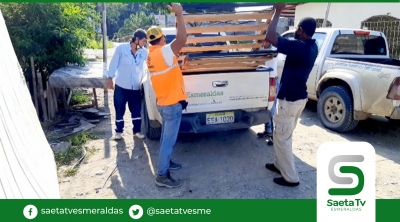 Ayuda humanitaria llega a damnificados de incendio en barrio La Cocoy