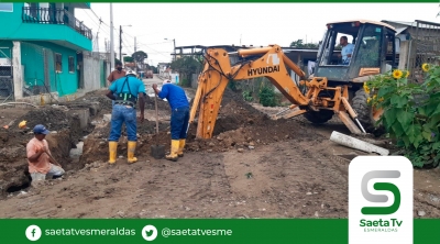 Anillo vial en Atacames sobrepasa 80 por ciento de ejecución