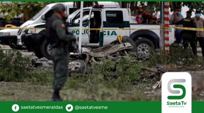 Tres heridos deja la explosión de un carro bomba en el suroeste de Colombia