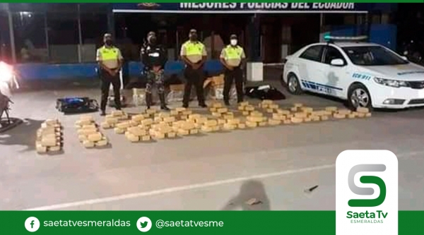 Abandonan 133.445 gramos de marihuana en terminal terrestre de Esmeraldas