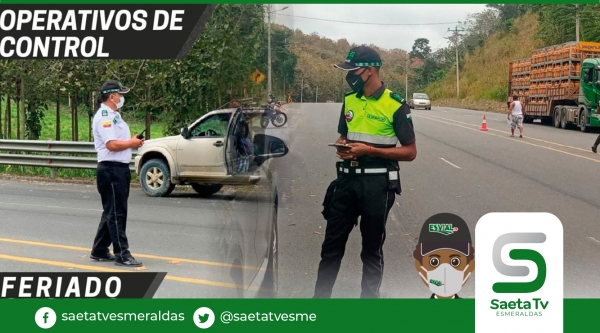 156 Agentes Civiles de Tránsito de ESVIAL EP controlarán fluidez vehicular en feriado