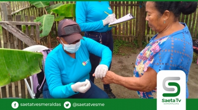 Distrito de Salud toma muestras para detectar casos de paludismo