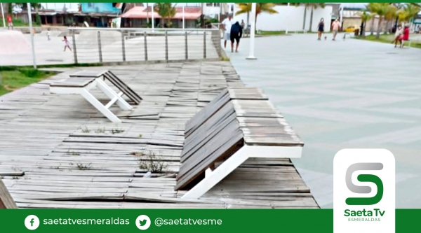 FLOPEC hace oídos sordos a pedido insistente de COE cantonal para brindar mantenimiento al malecón