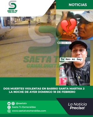 Dos muertes violentas en el barrio Santa Martha 2