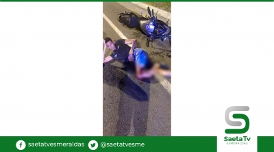 Dos motocicletas se accidentaron anoche vía al aeropuerto