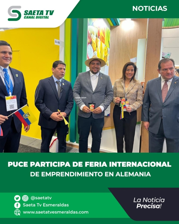 PUCE PARTICIPA DE FERIA INTERNACIONAL DE EMPRENDIMIENTO EN ALEMANIA