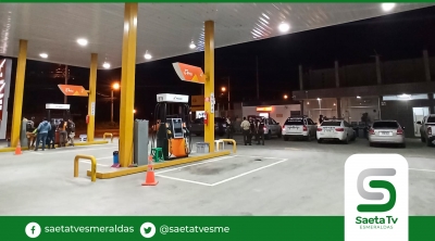 Otra gasolinera fue víctima anoche de los delincuentes