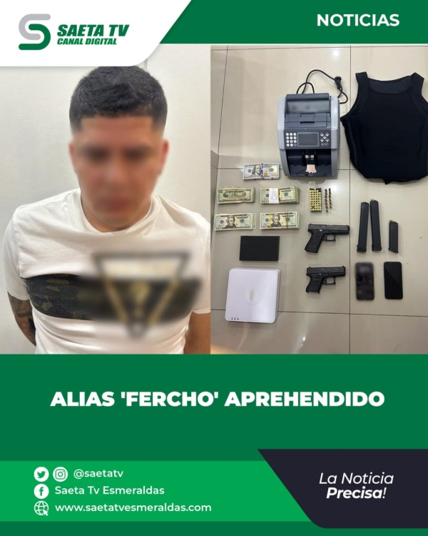 ALIAS &#039;FERCHO&#039; APREHENDIDO