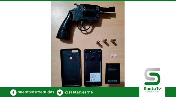 Policía aprehendió dos ciudadanos por presunto delito de porte de arma de fuego