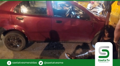 Accidente de tránsito en la avenida Eloy Alfaro y Mejía