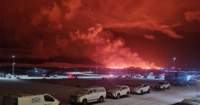 Erupción volcánica deja impresionantes imágenes en Islandia